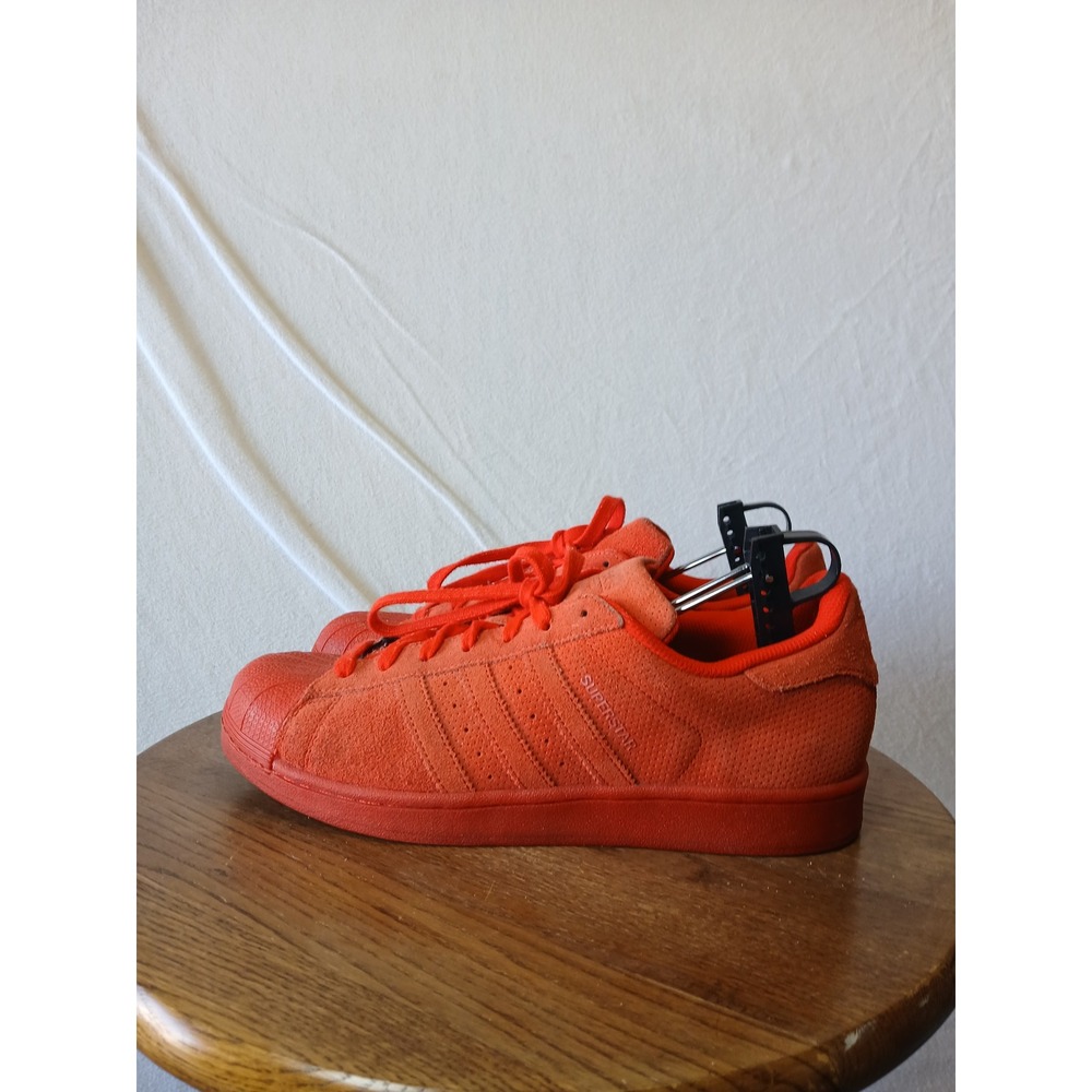 Adidas superstar II all red mens size 10 sneakers